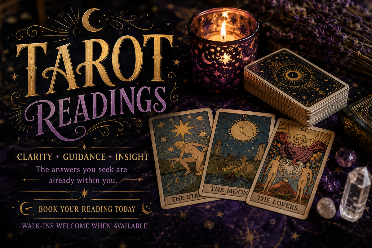 Tarot card sessions.